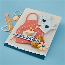 Spellbinders Dies - Make it & Bake it / Made with Love (apron)